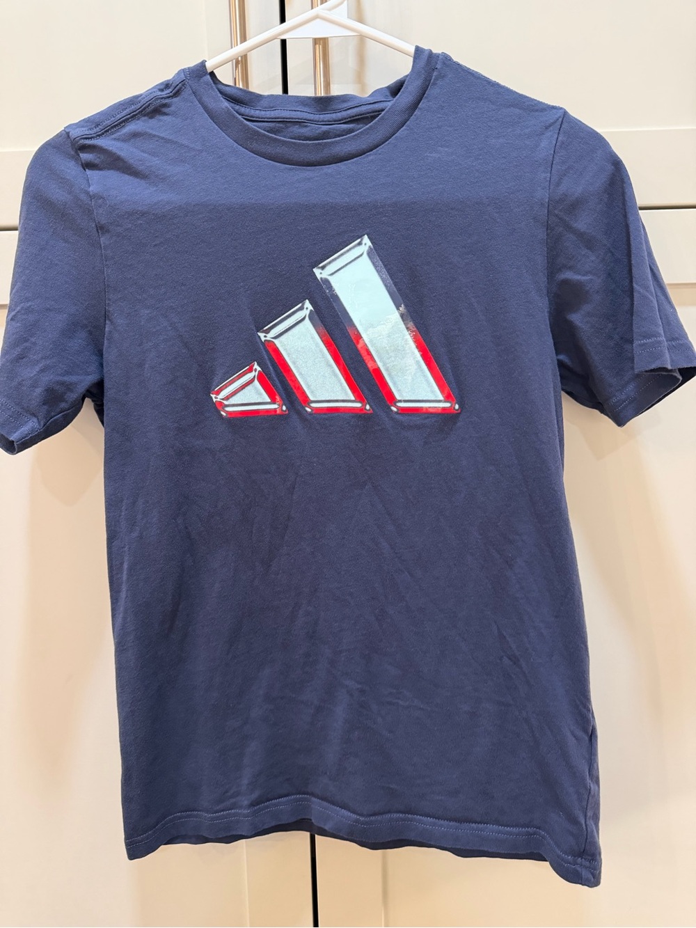 adidas Navy Short-Sleeve Tee-YM